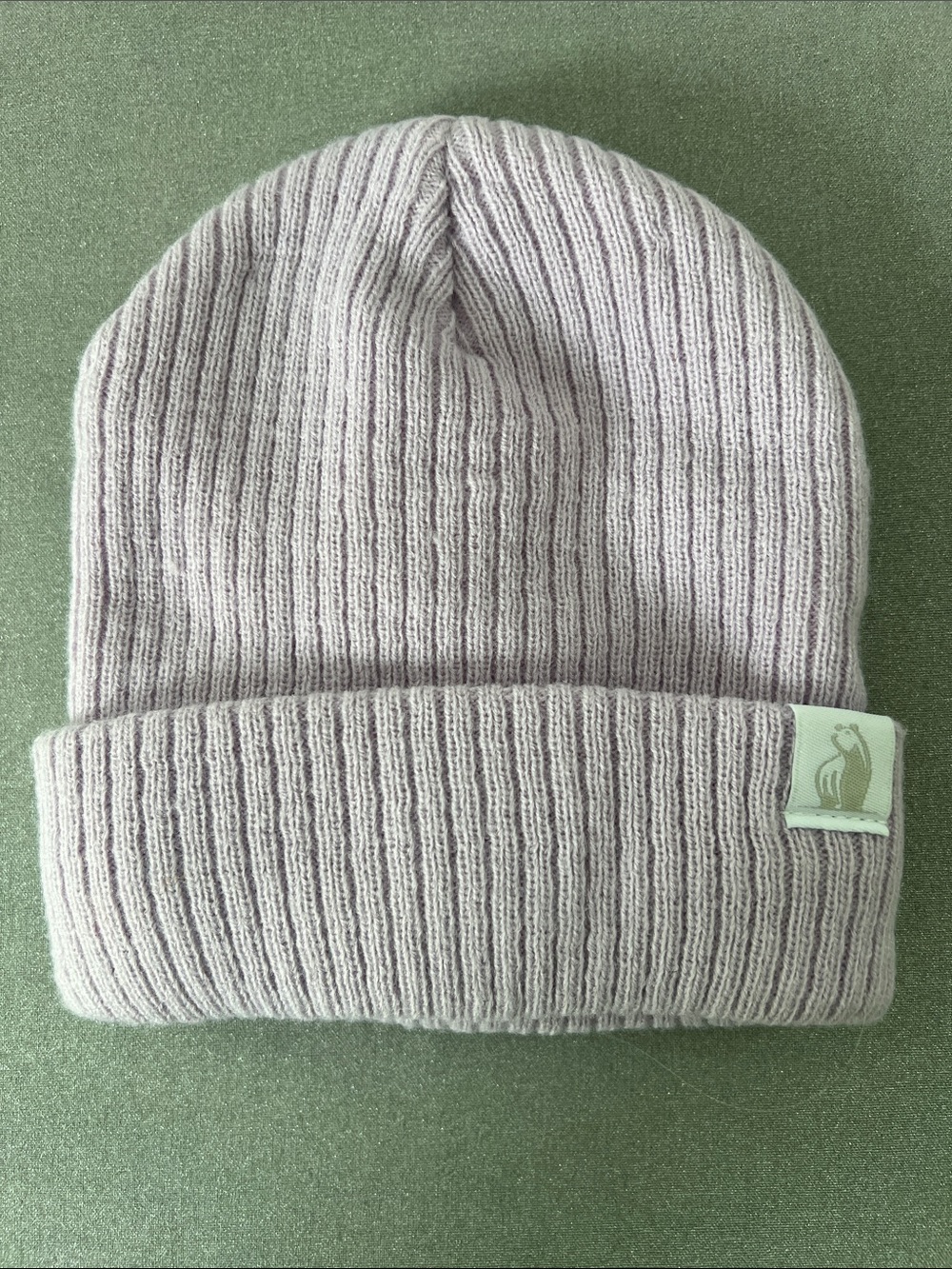 Baby Ribbed Beanie - Lavender